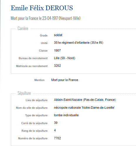 122 6 AL FS DEROUS Emile