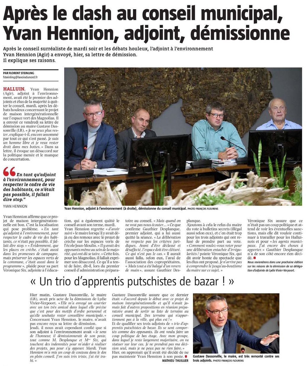 20181215 Dmission Hennion VdN revue de presse