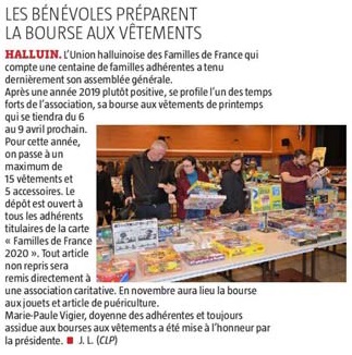 20200313 Bourse aux vtements AG VdN revue de presse