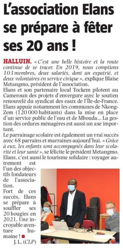 20201001 Elans 20 ans VdN revue de presse