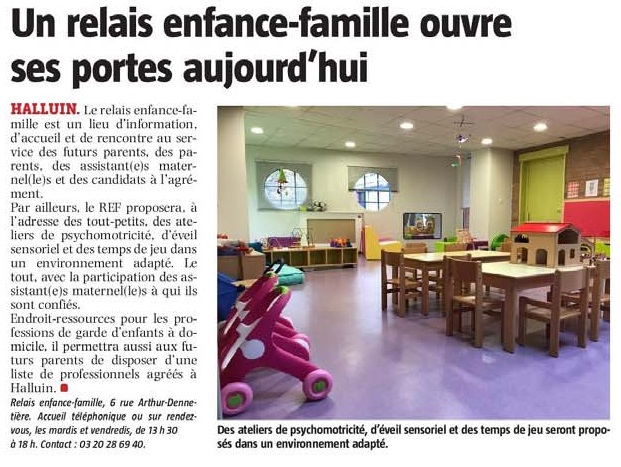 20181119 relais enfance famille VdN revue de presse