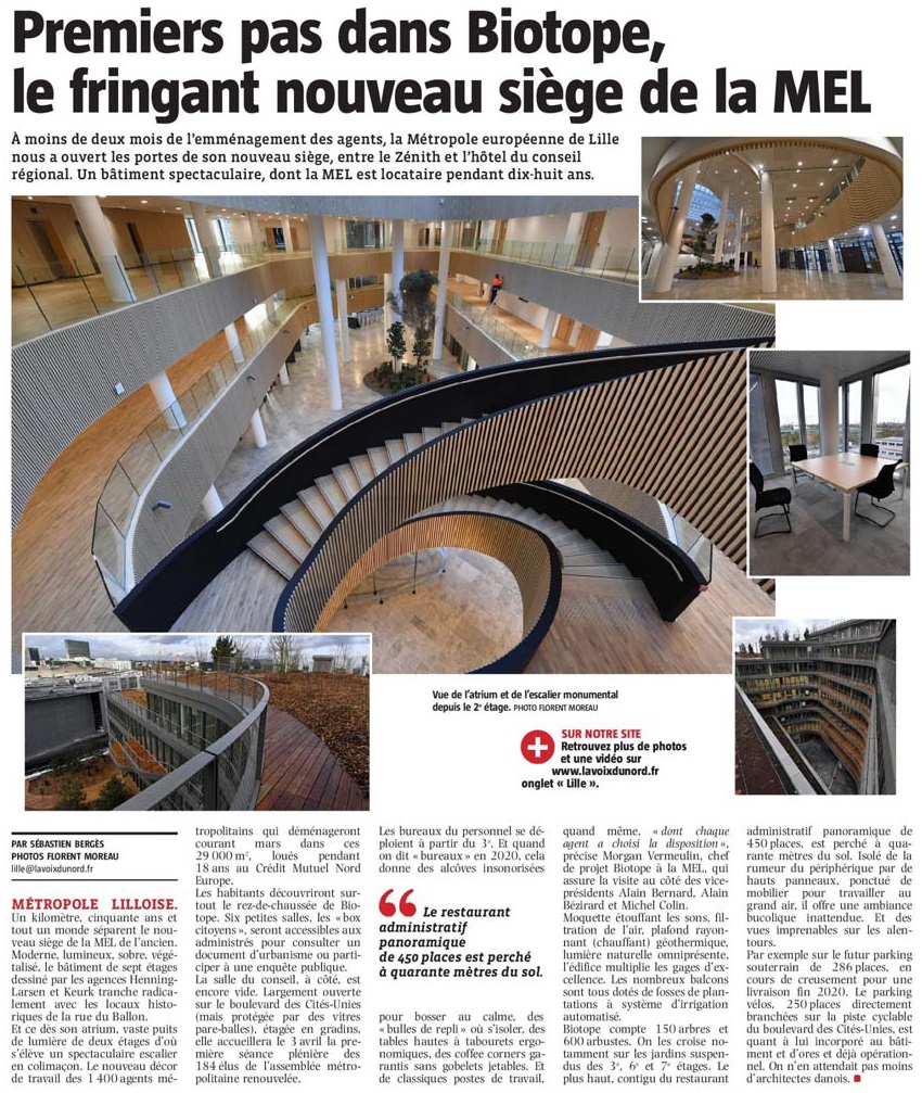 20200129 MEL nouveau sige VdN revue de presse