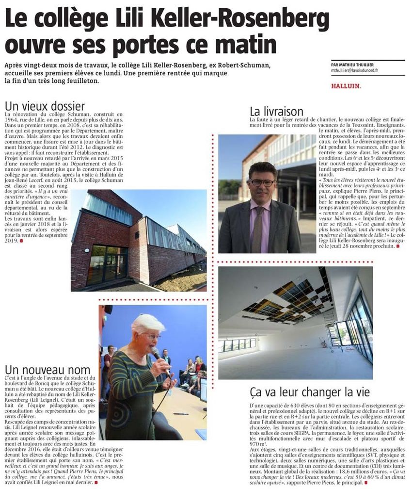 20191104CES Keller ouvert VdN revue de presse