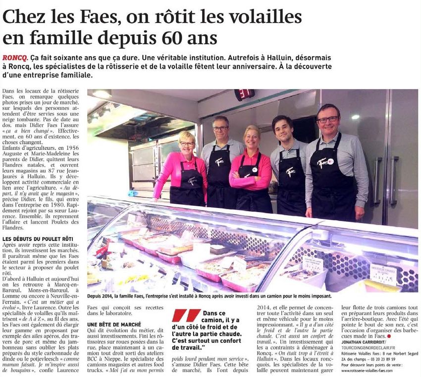 Faes Rtisserie 60 ans en 2016