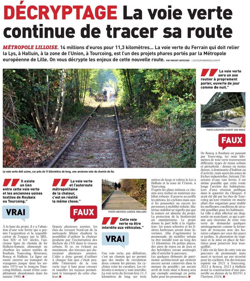 20190614 Voie Verte enqute VdN revue de presse