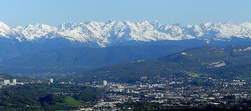 Chambery et Belledonnes enneigees 2018