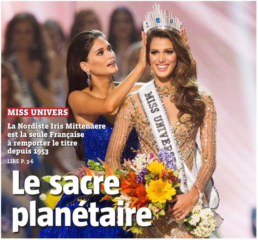 170131 Iris Mittenaere Miss Univers 4 VdN et NE revue de presse