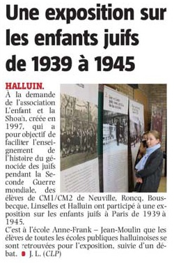 20190613 Exposition juifs 39 45 VdN revue de presse