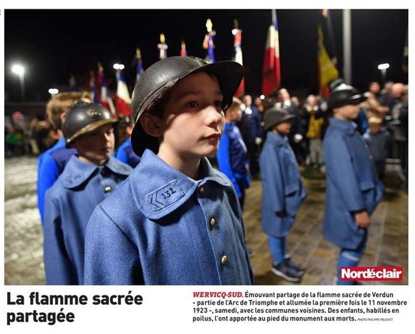 20181112 PHOTO la flamme sacre NE revue de presse