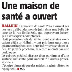 20200627 Ouverture Mason sant rue Zola VdN revue de presse