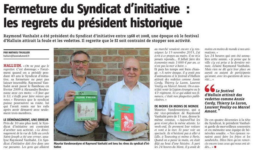 20170924 syndicat Initiative Fermeture VdN revue de presse