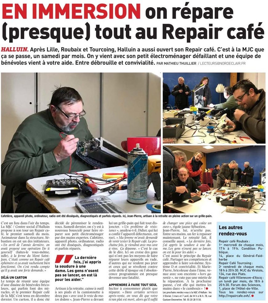 20180117 Reparie caf 2 MJC NE revue de presse