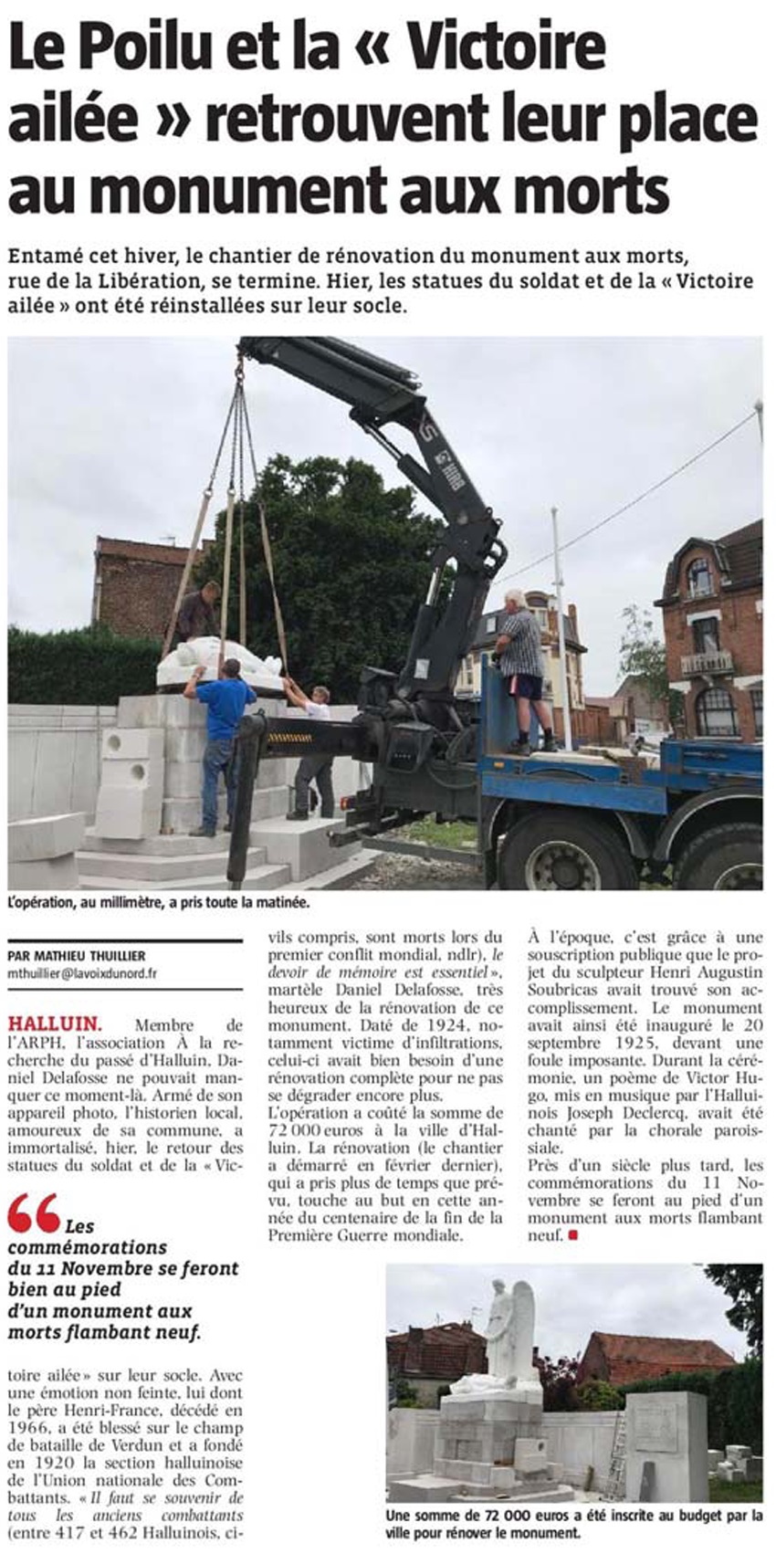 20180620 Reout Monument aux Morts VdN revue de presse