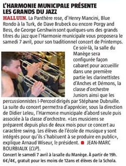 20180402 Harmonie conceret VdN revue de presse