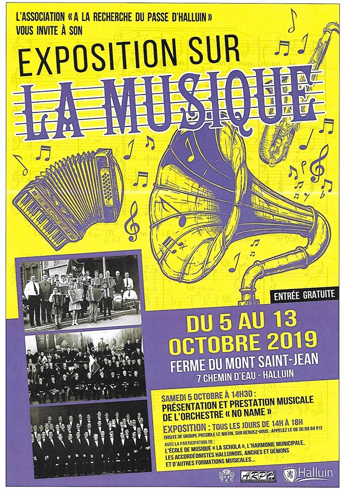  Affiche Expo Musique ARPH 2019 n