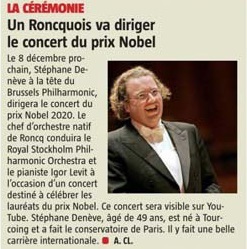 20201127 Deneve et Nobel Roncq VdN revue de presse