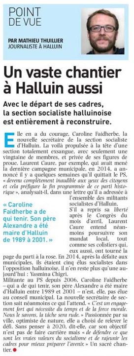 20180601 P Socialiste Point de vue NE revue de presse