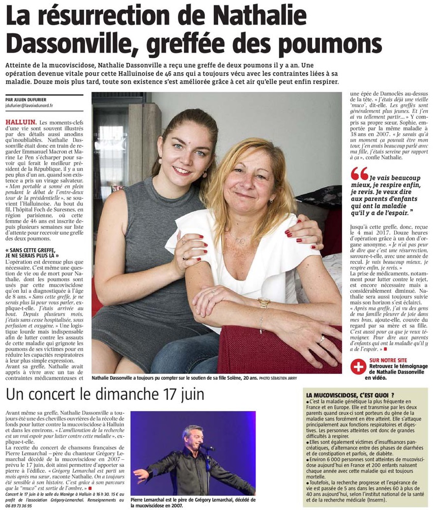 20180603 Nathalie Dassonville VdN revue de presse