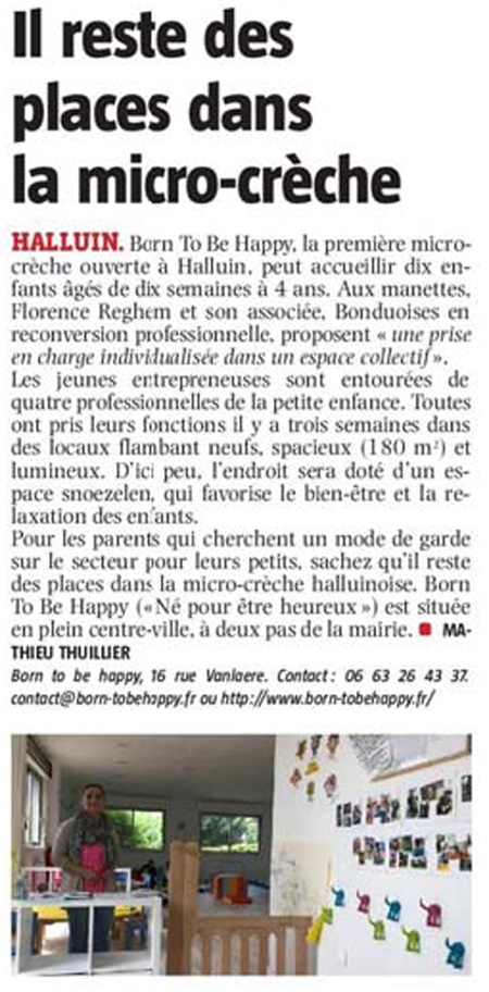 20180609 Micro crche Halluin VdN revue de presse