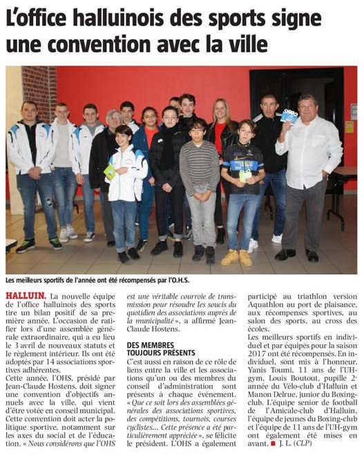 20180223 OM Sports convention NE revue de presse