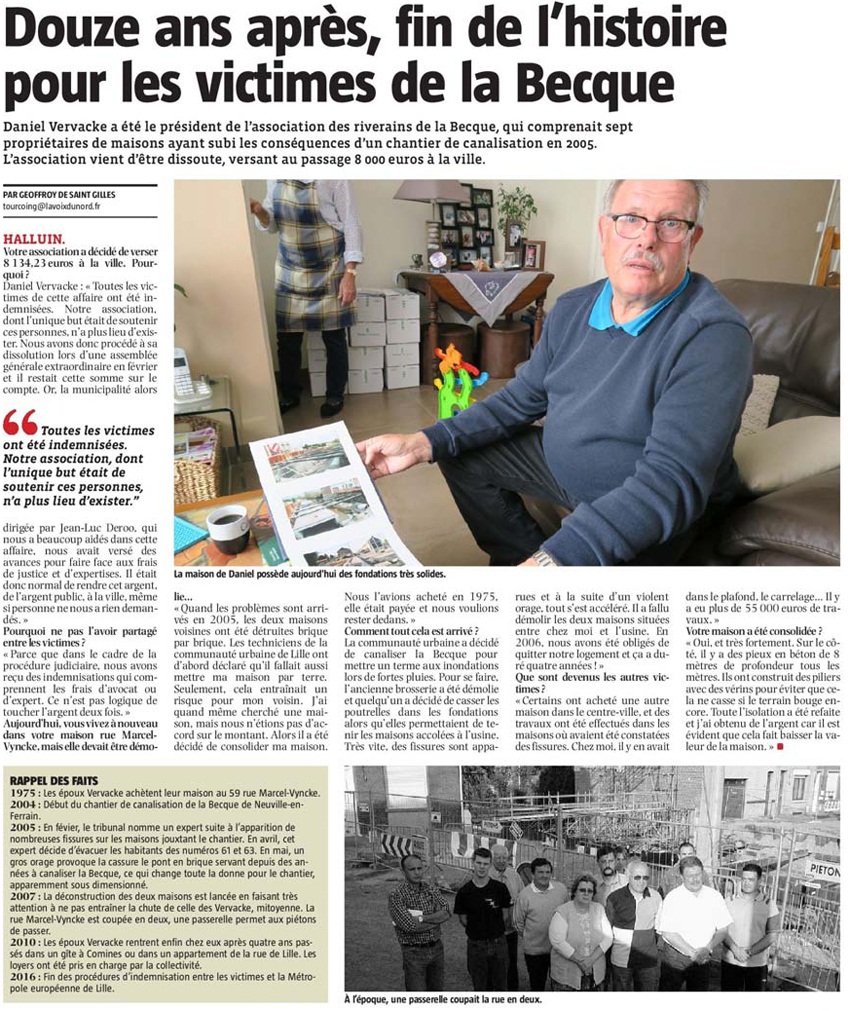 170422 Victimes Becque VdN 2 revue de presse