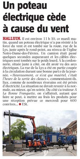 20170607 Poteau lectricque VdN revue de presse